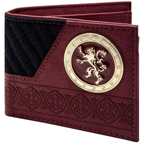 Cartera de Game of Thrones Casa Lannister Leon de Oro Negro