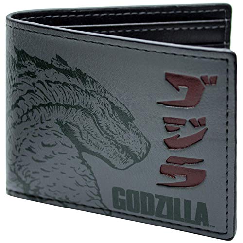 Cartera de Warner Bros Godzilla Película Gris