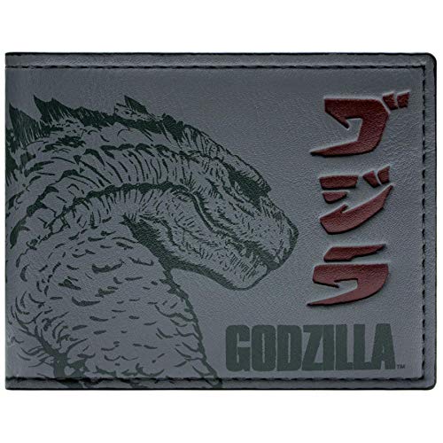 Cartera de Warner Bros Godzilla Película Gris