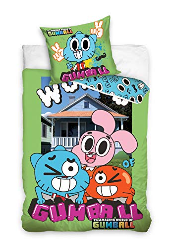 Cartoon Network Gumball - Juego de cama infantil (135 x 200 cm)