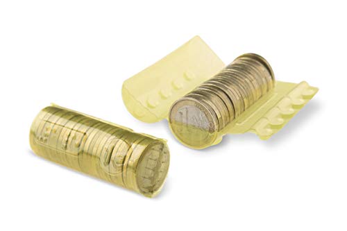Cartuchos de plástico para Monedas de 1 Euro - 200 blisters