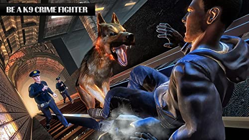 Caza de perro policial Crime City Criminal Chase 3D: Policías contra ladrones Jail Breakout Prison Escape Survival Mission Adventure Simulator Juego 2018