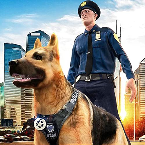 Caza de perro policial Crime City Criminal Chase 3D: Policías contra ladrones Jail Breakout Prison Escape Survival Mission Adventure Simulator Juego 2018