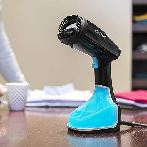 Cecotec Plancha Vertical Vapor SmoothForce 2000 Smart. 1200 W, Elimina Arrugas, olores y desinfecta, Calentamiento en 35 Segundos, Modo Eco, Pantalla táctil