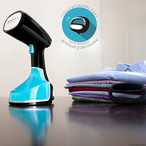 Cecotec Plancha Vertical Vapor SmoothForce 2000 Smart. 1200 W, Elimina Arrugas, olores y desinfecta, Calentamiento en 35 Segundos, Modo Eco, Pantalla táctil