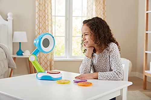 Cefa Toys-Funny Sunny Mi Amiga Interactiva, Cuentahistorias en Forma de Lámpara, Color Azul y Blanco Apto para Niños a Partir de 3 años, (915)
