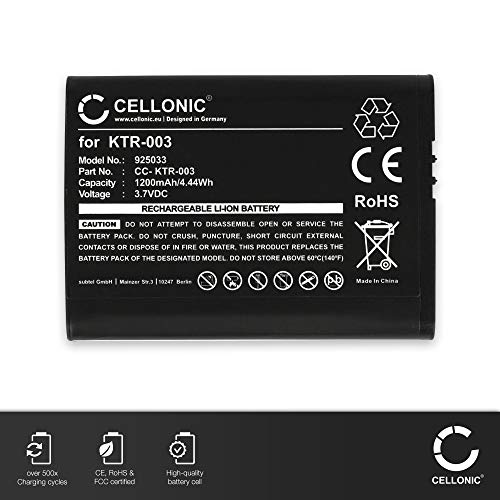 CELLONIC® Batería de Repuesto KTR-003 Compatible con Nintendo New 3DS, 1200mAh, Accu de Larga duración