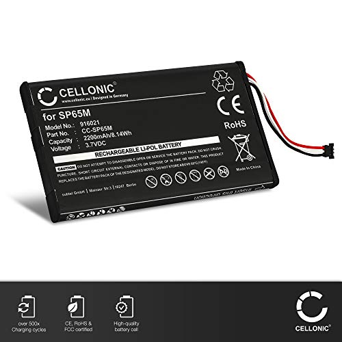 CELLONIC® Batería de Repuesto SP65M para Sony PS Vita (PCH-1000 / PCH-1004) / PS Vita (PCH-1100 / PCH-1104), 2200mAh, Accu de Larga duración