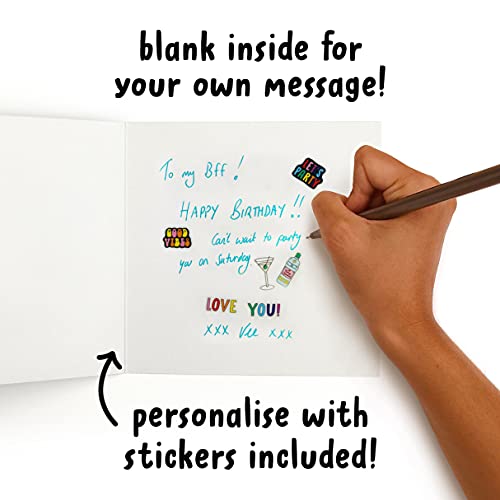 Central 23 – divertida tarjeta de cumpleaños – "Netflix are you here?" – Rude'n'Retro – para hombres y mujeres, su mejor amigo, hermano, hermana, novio