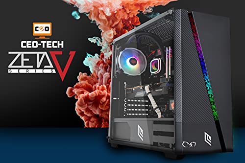 CeO-Tech Zeta V1 PC Gaming - CPU AMD Athlon 3000G 3.50 MHz (Unlocked for Overclocking) | RAM 16GB DDR4 | SSD 250GB | Radeon RX Vega 3 (Raven Ridge) | Ultra HD 4K | Wi-Fi | Windows 10 PRO