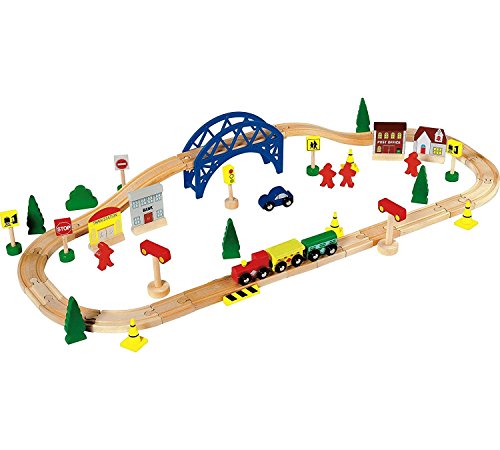 Chad Valley 60 Piece Train Set. [Toy]