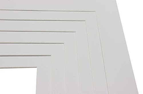 Chely Intermarket | 20F2A | Cartón paspartú Blanco, 30x40cm (A4) (Pack10 Unidades), Ideal para Fotos, Artes e interiorismo.(53129-30x40*10-0,40)