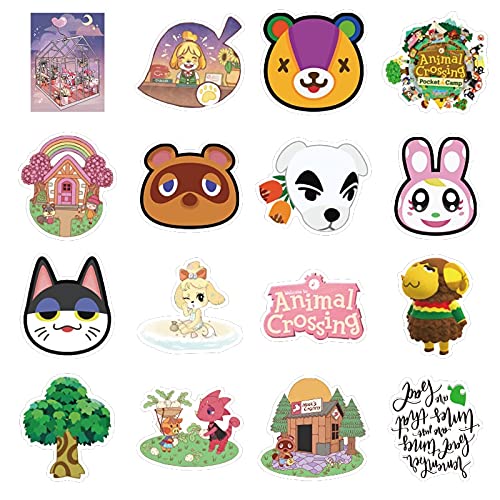 Chenyu Electronics 10/30 / 50pcs / pack Animal Crossing New Horizons Pegatinas de juego caliente for muebles mostrador de pared Bricolaje Silla Toy Car Trunder computadora guitarra