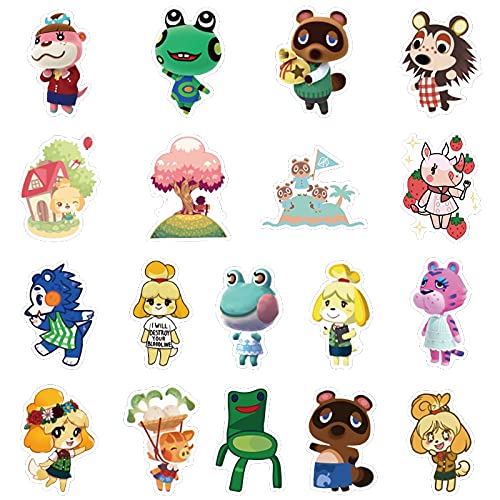 Chenyu Electronics 10/30 / 50pcs / pack Animal Crossing New Horizons Pegatinas de juego caliente for muebles mostrador de pared Bricolaje Silla Toy Car Trunder computadora guitarra