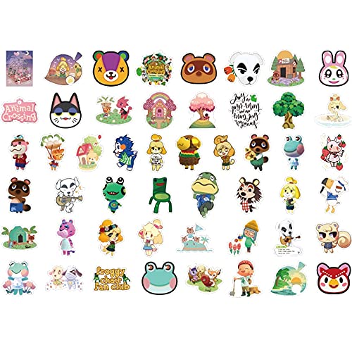 Chenyu Electronics 10/30 / 50pcs / pack Animal Crossing New Horizons Pegatinas de juego caliente for muebles mostrador de pared Bricolaje Silla Toy Car Trunder computadora guitarra