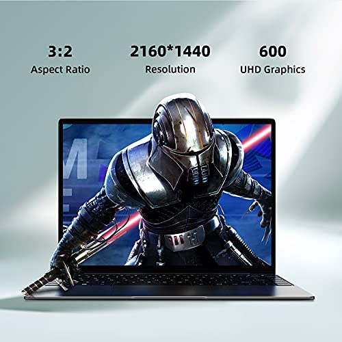 CHUWI Ordenador Portátil,GemiBook Pro 14 Pulgadas 3: 2 IPS Laptop 2160*1440 Windows 10 Notebook,Celeron J4125 8GB RAM +256GB SSD,WiFi 6,Type-C,USB 3.0,Admite Doble Expansión SSD hasta 1T(8GB)