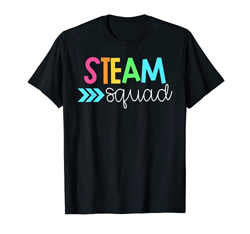 Ciencia, Tecnología, Ingeniería, Matemáticas, Camisas de arte - STEAM Squad Camiseta