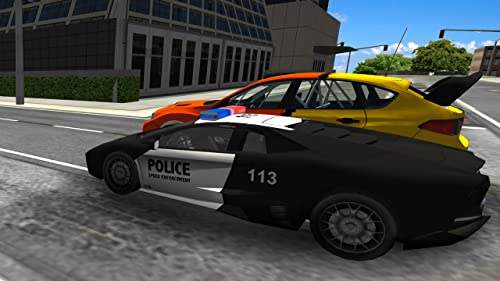 City Police Patrol Driving