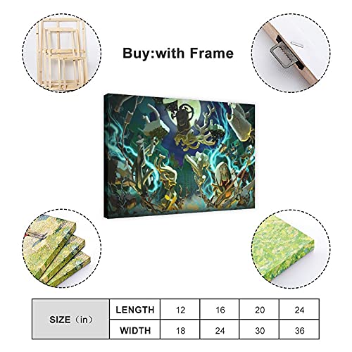 Clásico juego popular Skullgirls 1 pared arte decoración impresión cuadros cuadros para sala de estar carteles marco: 60 x 90 cm