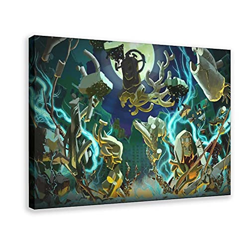 Clásico juego popular Skullgirls 1 pared arte decoración impresión cuadros cuadros para sala de estar carteles marco: 60 x 90 cm