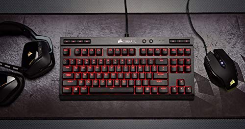 Clavier Corsair Gaming K63 Red LEDs AZERTY Noir - Switches Cherry MX Red