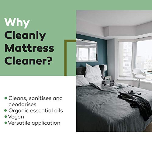 CLEANLY Limpieza de Colchon - Desinfectante Textil Spray, Neutralizador de Olores Colchón - Spray Desinfectante Superficies, 250ml