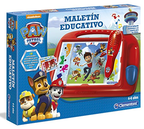 Clementoni-55070 - Maletin Educativo Paw Patrol - juego educativo a partir de 3 años