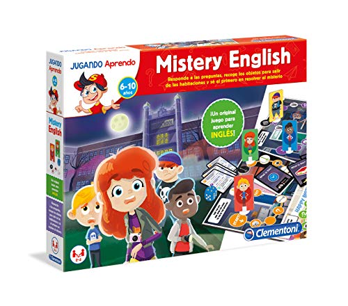 Clementoni-55227 - Mistery English - juego educativo a partir de 6 años