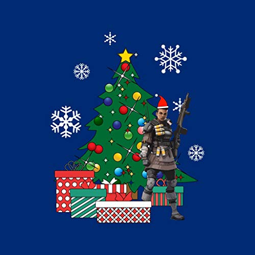 Cloud City 7 Apex Legends Bangalore Around The Christmas Tree Women's Hooded Sweatshirt