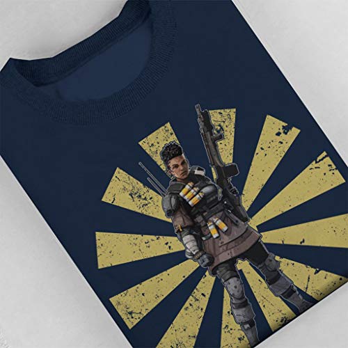 Cloud City 7 Apex Legends Bangalore Retro Japanese Kid's Sweatshirt