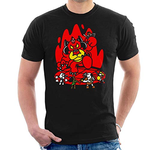 Cloud City 7 Chibis Battle Diablo Hellscape Men's T-Shirt