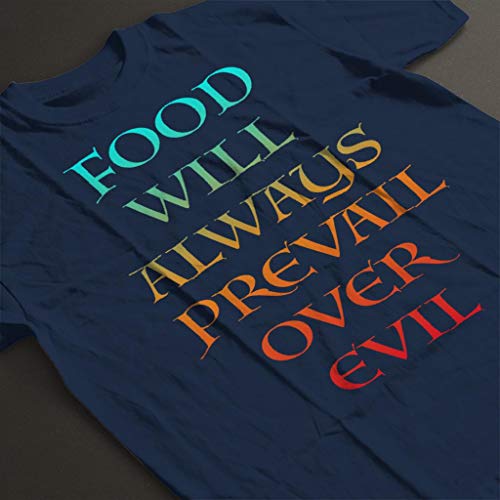 Cloud City 7 Food Will Always Prevail Over Evil Kid's - Camiseta Azul Marino 5-6 Años