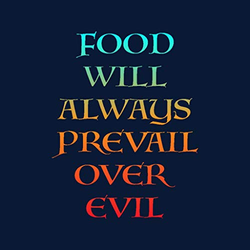 Cloud City 7 Food Will Always Prevail Over Evil Kid's Hooded - Sudadera Azul Marino 5-6 Años