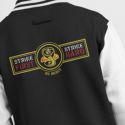 Cloud City 7 Karate Kid Strike First Strike Hard Kid's Varsity Jacket