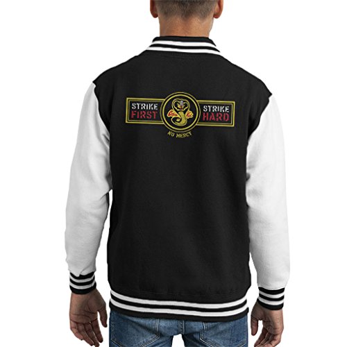 Cloud City 7 Karate Kid Strike First Strike Hard Kid's Varsity Jacket