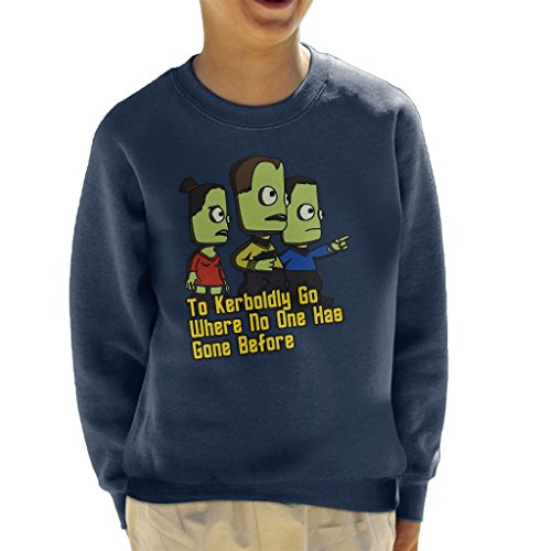 Cloud City 7 Kerbal Space Program To Kerboldly Go Kid's Sweatshirt