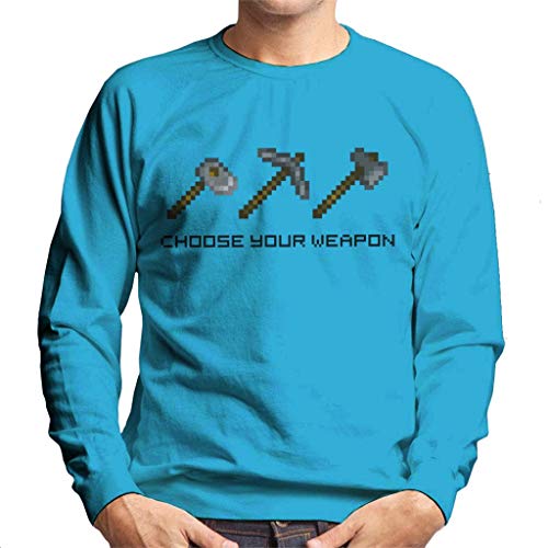 Cloud City 7 Stardew Valley Tools Choose Your Weapon Pixel Art Men's Sweatshirt
