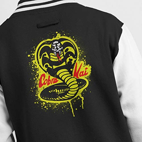 Cloud City 7 Strike First Cobra Kai Snake Logo Kid's Varsity Jacket