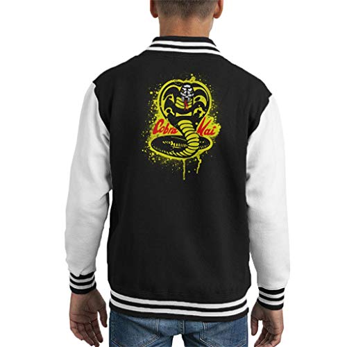 Cloud City 7 Strike First Cobra Kai Snake Logo Kid's Varsity Jacket