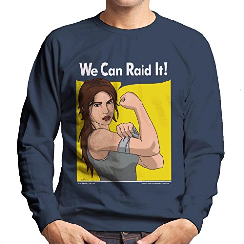 Cloud City 7 Tomb Raider We Can Raid It Men's Sweatshirt