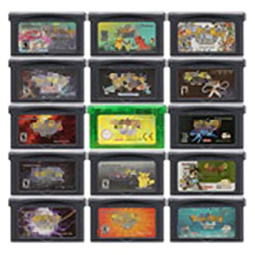CMDZSW - Casete de videojuegos de 32 bits con tarjeta de consola para Nintendo GBA Pokemon Crystal Top Secret Second Edition (color : Poke TeamRocket ESP)