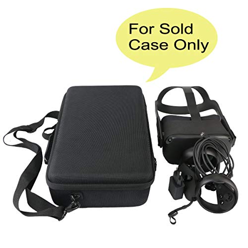 co2CREA Duro Viajar Caja Estuche Funda para Oculus Quest/Oculus Quest 2 Gafas de Realidad Virtual avanzado Todo en uno 64GB 256GB（Funda Solo, no Incluye Auriculares VR） (Funda Negro)