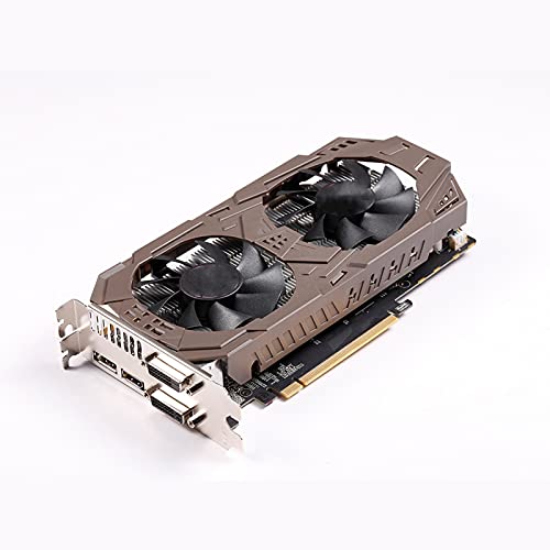 Cobeky Tarjeta de Video para PC GTX 960 4GB 128Bit GDDR5 Tarjetas gráficas Tarjetas DVI GTX960 4Gb DVI Fit for Geforce Tarjetas gráficas de Juegos para Juegos PcTarjeta Gráfica