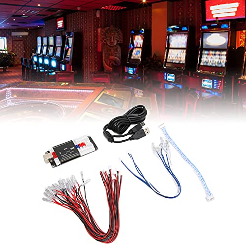 Codificador Arcade, Codificador USB Arcade Zero Delay PC a Joystick, Controlador de Juegos Tablero de Códigos DIY a Kits de Botones de Joystick para PS4