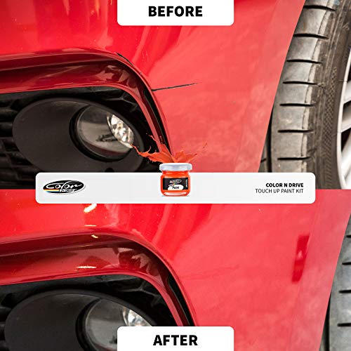 Color N Drive for Fiat Automotive Touch Up Paint | PSN - Grigio Argento Met | Paint Scratch Repair, Exact Match Guarantee - Plus
