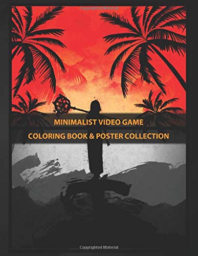 Coloring Book & Poster Collection: Minimalist Video Game Final Fantasy X Anime & Manga