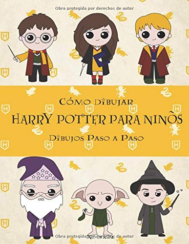 Cómo dibujar Harry Potter Para Niños: Dibujos paso a paso: Harry Potter Libro de dibujo