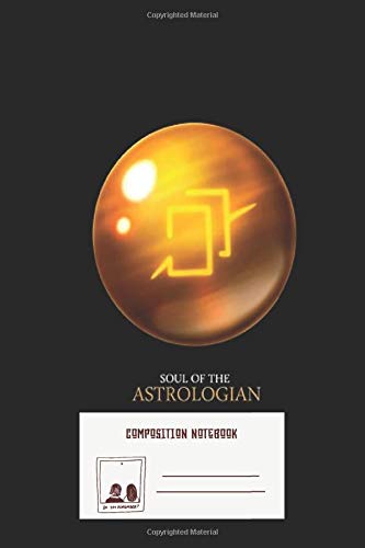 Composition Notebook: Soul Of The Astrologian Black Wide Ruled. Blank Lined Writing Notebook Journal. Back To School