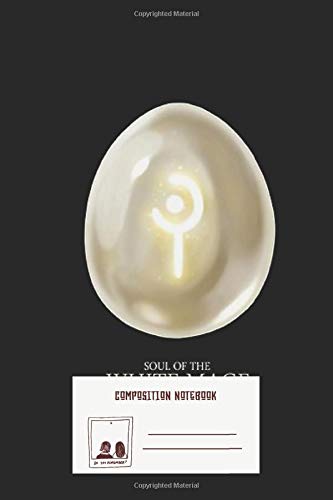 Composition Notebook: Soul Of The White Mage Black Wide Ruled. Blank Lined Writing Notebook Journal. Back To School