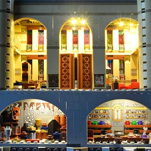 Conjunto de luces Lightailing para (Harry Potter Candado Hogwarts) Modelo de Construcción de Bloques - Kit de luz LED compatible con Lego 71043 (NO incluido en el modelo)